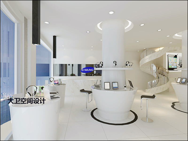 大衛(wèi)設(shè)計(jì) 專(zhuān)業(yè)室內(nèi)公裝效果圖服務(wù)，打造蘋(píng)果體驗(yàn)店與手機(jī)店全國(guó)性裝修設(shè)計(jì)解決方案